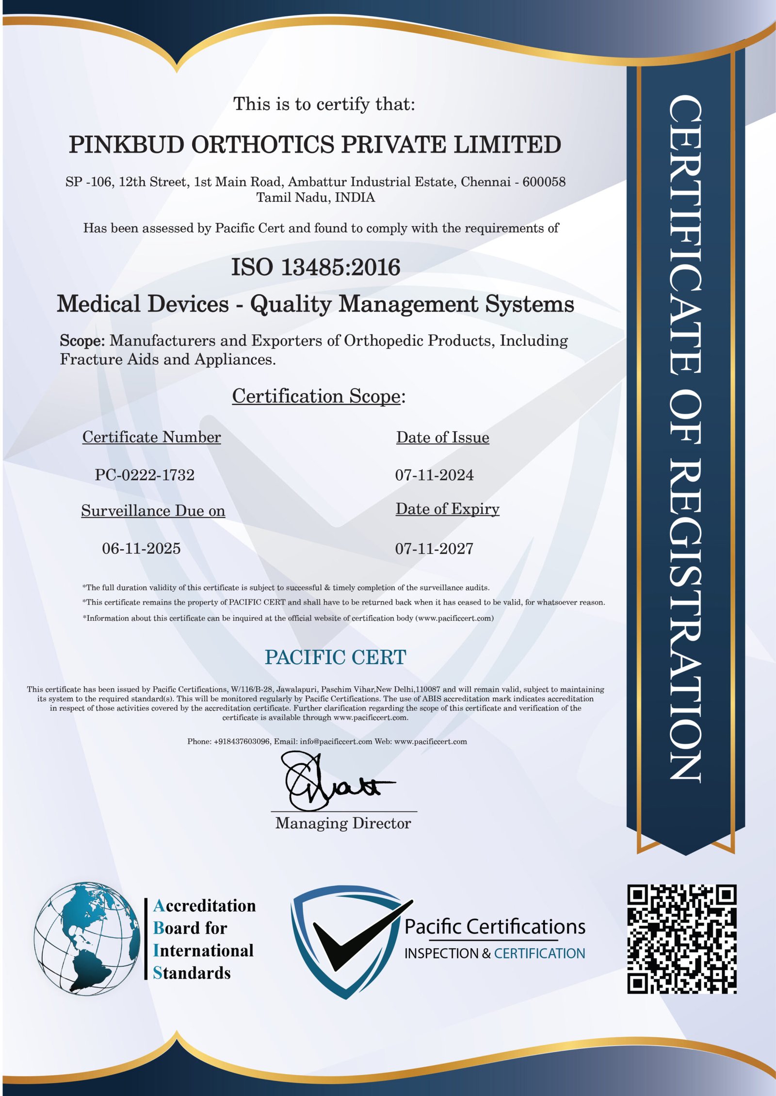 ISO 13485_PINKBUD ORTHOTICS PRIVATE LIMITED_final